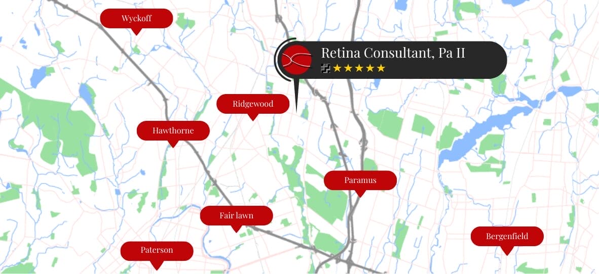 Map for Retina Consultant, Pa II - Ridgewood