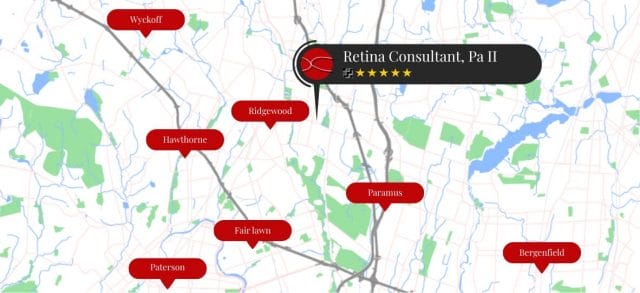 Map for Retina Consultant, Pa II - Ridgewood